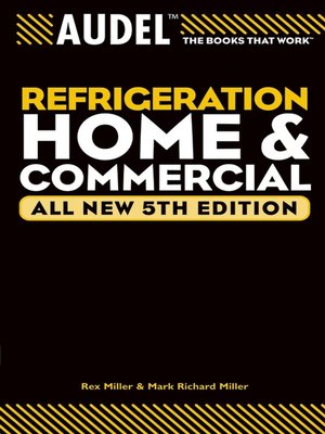 cover image of Audel Refrigeration Home and Commercial
